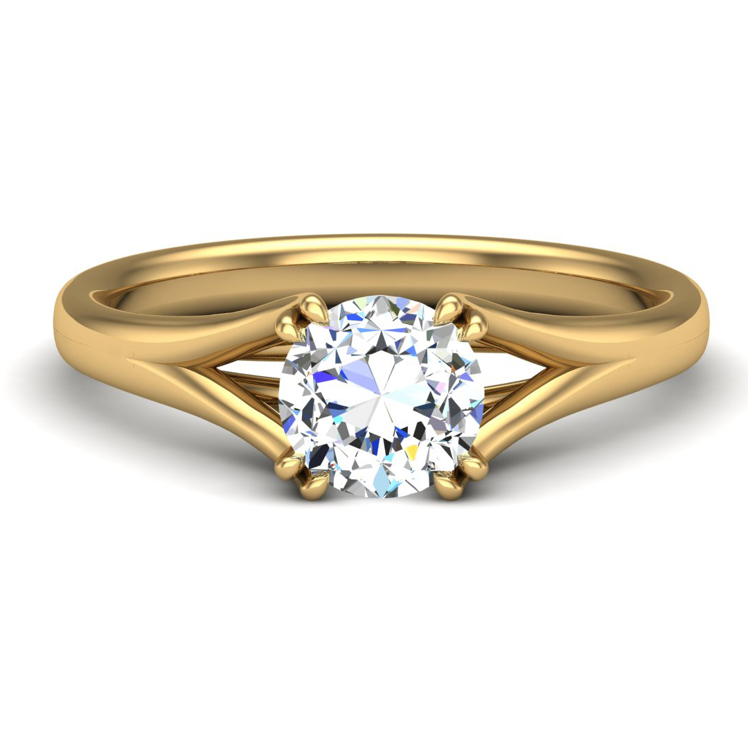 Iris Solitaire Engagement Ring